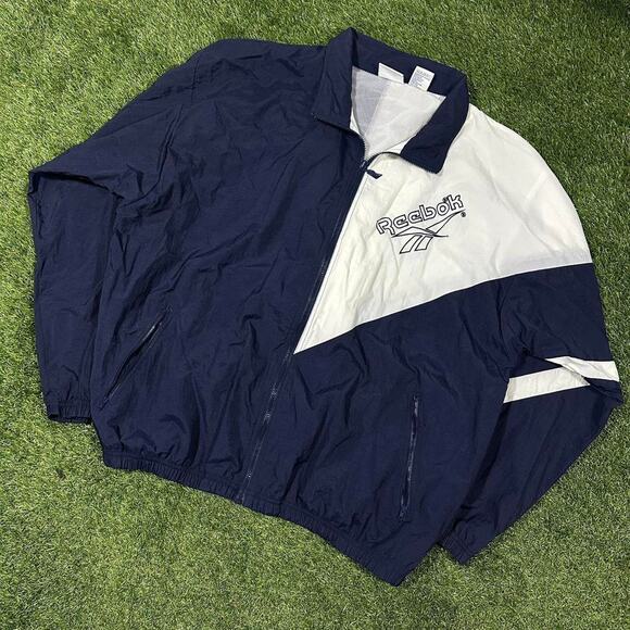 Vintage Reebok Windbreaker Tuckable hood - Picture 1 of 4